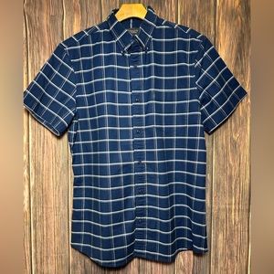 Wallin & Bros Short Sleeve Button Down Collared Shirt - Men’s Size Medium